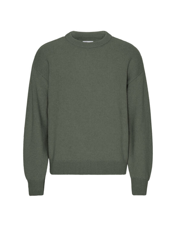 Colorful Standard Men Sweaters & hoodies Oversized Merino Wool Crew Dusty Olive CS5088-Dusty Olive MALE