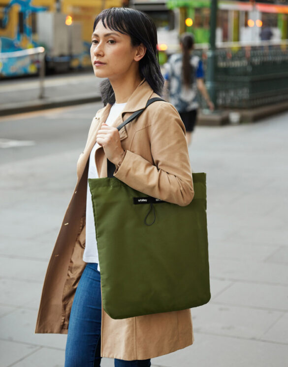 Orbitkey Võtmehoidjad Kokkupandav Tote Bag Forest Green Kott BTF1-FRG-109