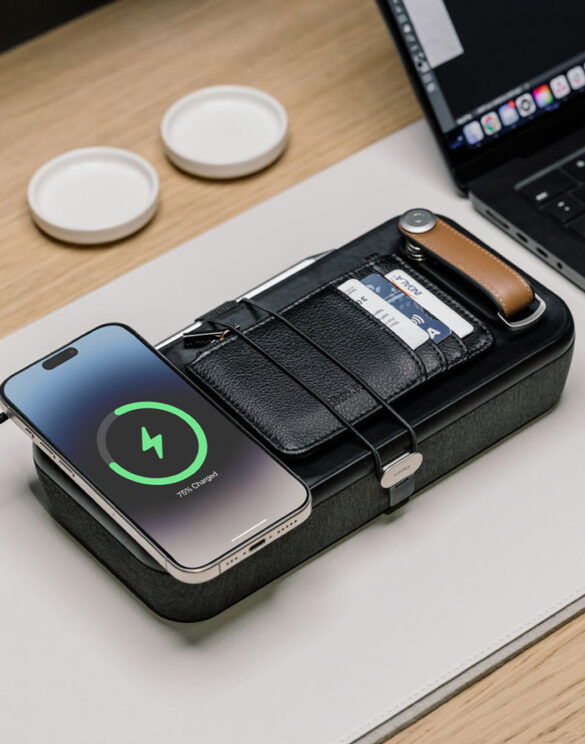 Orbitkey Nest V2 Black Organiser & Wireless Charger