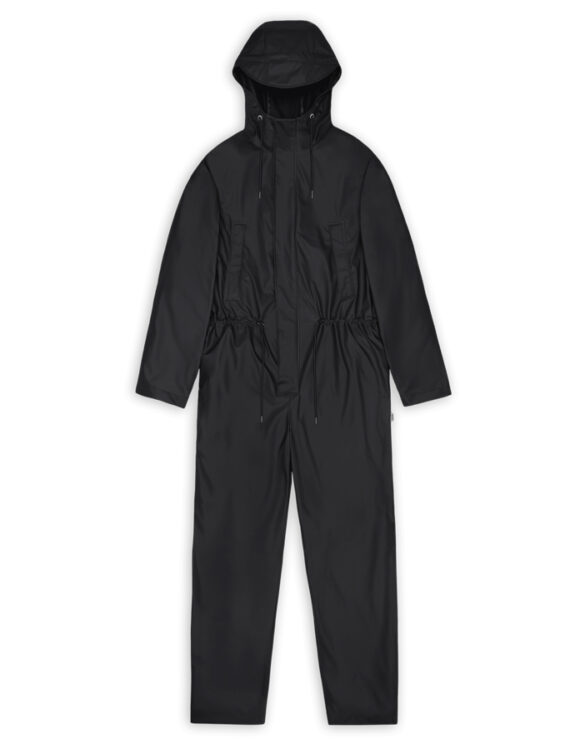 Rains 12090-01 Black Jumpsuit Regular Black Men Women  Outerwear Outerwear Rain jackets Rain jackets