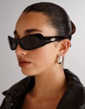 Le Specs Spaceman Black Sunglasses