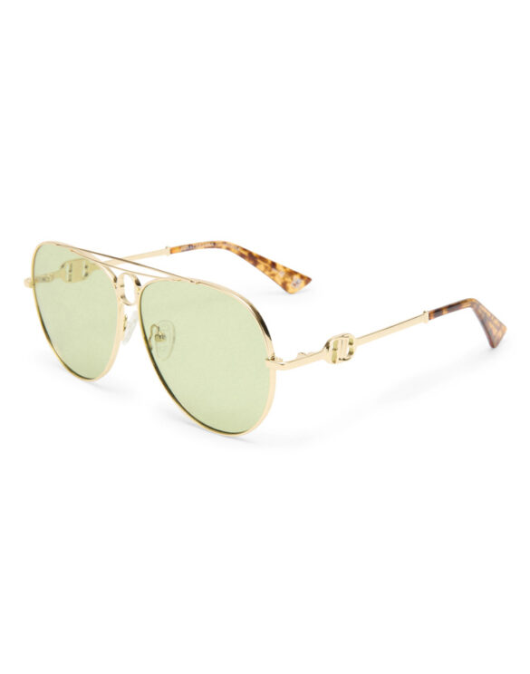 Le Specs LSU2552154 Abracadabra Bright Gold Moss Päikeseprillid Aksessuaarid Prillid Päikeseprillid