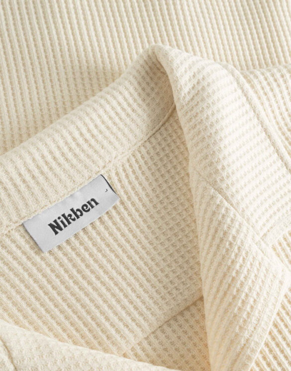 Nikben 6040-Vanilla } Waffle Havana Vanilla Men Shirts