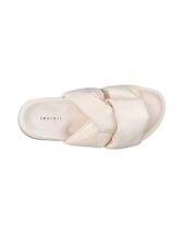 Inuikii Soft Crossed Cream Slides 1004.003.0141.111 Women's footwear Footwear