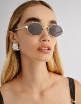 Le Specs Accessories Sunglasses Poseidon Deux Silver Sunglasses LSP2552286
