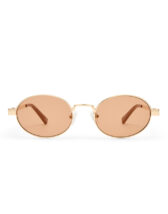 Le Specs Accessories Sunglasses Poseidon Deux Gold Chocolate Sunglasses LSP2552287