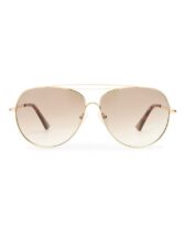 Le Specs LSU2552156 Abracadabra Bright Gold Päikeseprillid Aksessuaarid Prillid Päikeseprillid