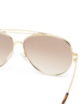 Le Specs LSU2552156 Abracadabra Bright Gold Päikeseprillid Aksessuaarid Prillid Päikeseprillid