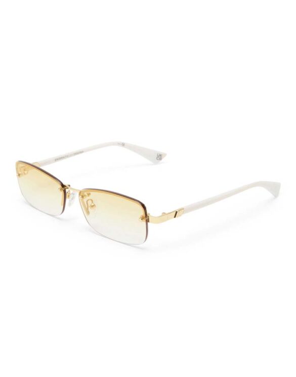 Le Specs LSU2552164 Enigmatic Gold Ivory Päikeseprillid Aksessuaarid Prillid Päikeseprillid