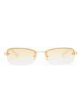 Le Specs LSU2552164 Enigmatic Gold Ivory Päikeseprillid Aksessuaarid Prillid Päikeseprillid
