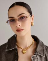 Le Specs LSU2552165 Enigmatic Antique Gold Päikeseprillid Aksessuaarid Prillid Päikeseprillid