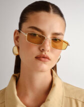 Le Specs Accessories Sunglasses Bizarro Bright Gold Sunglasses LSU2552207