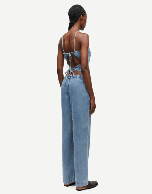 Samsøe Samsøe F25200077-Denim Blue Sahoysa Püksid Denim Blue Naised Püksid