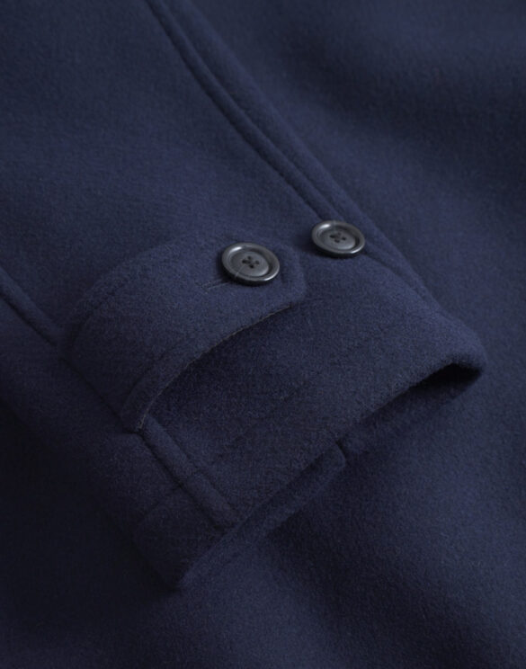 Les Deux Mehed Ülerõivad Michael Solid Wool Mantel Dark Navy 1000347-DARK NAVY