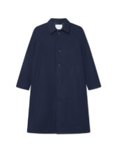 Les Deux Men Outerwear Michael Solid Wool Coat Dark Navy 1000347-DARK NAVY