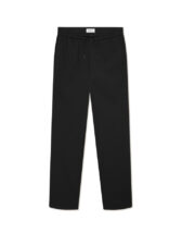 Les Deux Men Pants Como Tapered Drawstring Pants Dark Grey Melange 1000467-DARK GREY MELANGE
