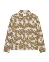 Les Deux 1000539-PLANT GREEN } Layton Cattle Jacquard Overshirt Plant Green Men Jackets