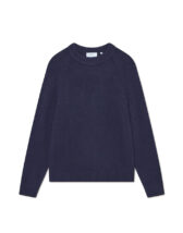 Les Deux Gilbert Crewneck Knit Dark Navy Men Sweaters & hoodies 1000555-DARK NAVY