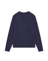 Les Deux Gilbert Kootud Kampsun Dark Navy pehme Meeste tumesinine kootud kampsun