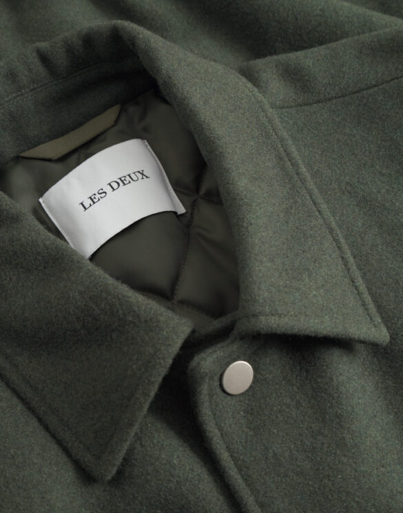 Les Deux 1000587-DUFFEL BAG } Les Deux Varsity Wool Jacket Duffel Bag Men Jackets