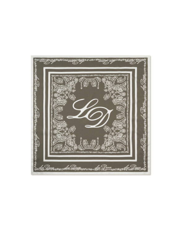 Les Deux 1000709-MILITARY OLIVE Paisley Neckerchief Military Olive Accessories Ties & Neckerchiefs