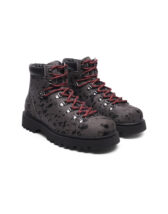 Les Deux 1000758-BLACK } Wren AOP Hiking Boot Black Footwear Men's footwear