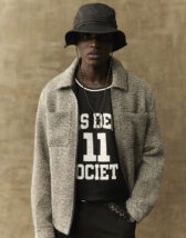 Les Deux Men Outerwear Marseille Twill Wool Jacket Salt Pepper 1000362-SALT PEPPER