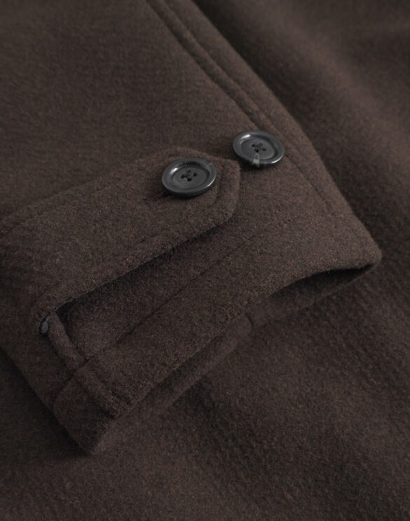 Les Deux 1000347-DELICIOSO } Michael Solid Wool Coat Delicioso Men Outerwear