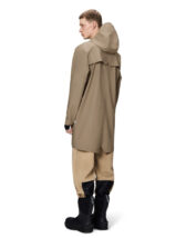 Rains 12020-133 Beige Long Jacket Beige Men Women  Outerwear Outerwear Rain jackets Rain jackets