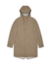 Rains 12020-133 Beige Long Jacket Beige Men Women  Outerwear Outerwear Rain jackets Rain jackets