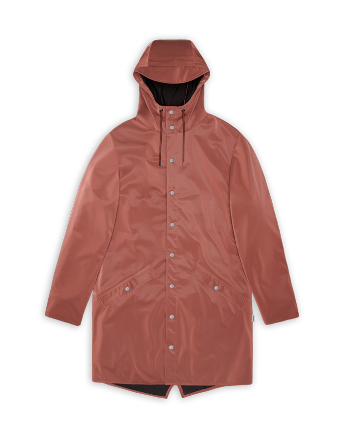 ジャケット・アウター nylon long coat Black Hooded Rain Long Jacket - Rains – Assembly New York