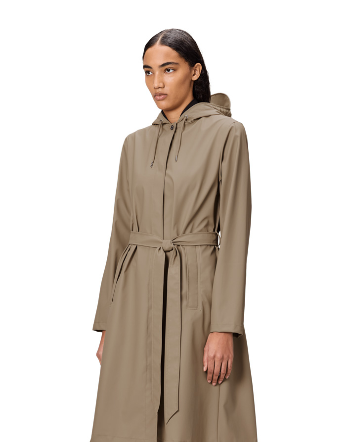 A-Line Longer W Jacket Beige