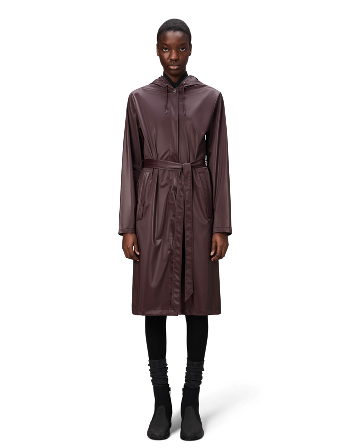 A-Line Longer W Jacket Depth | Rains Outerwear | Watch Wear