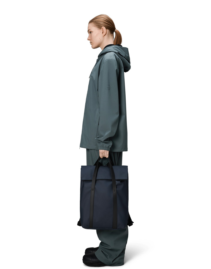 rain tote backpack Texel Green a versatile and functional bag for everyday activities Rains Black Mini Tote Bag