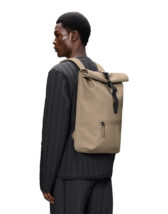 Rains 13320-133 Beige Rolltop Rucksack Beige Seljakott   Kotid