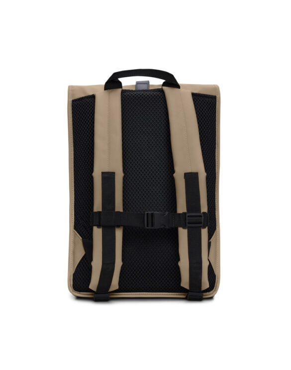Rains 13320-133 Beige Rolltop Rucksack Beige   Bags