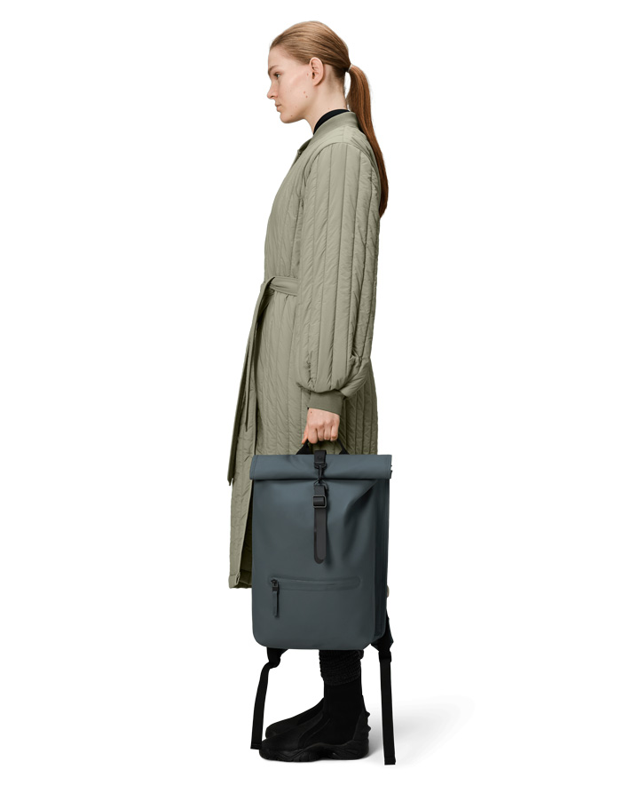 rains rolltop backpack Rolltop Backpacks Rains Rucksack Backpack Rains Rolltop Rucksack Navy