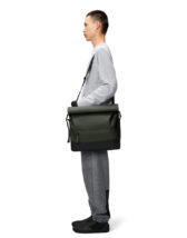 Rains 14490-03 Green Trail Rolltop Messenger Bag Green Kott   Kotid
