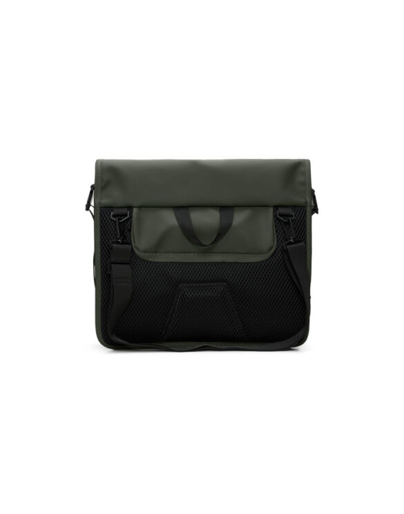 Rains 14490-03 Green Trail Rolltop Messenger Bag Green   Bags