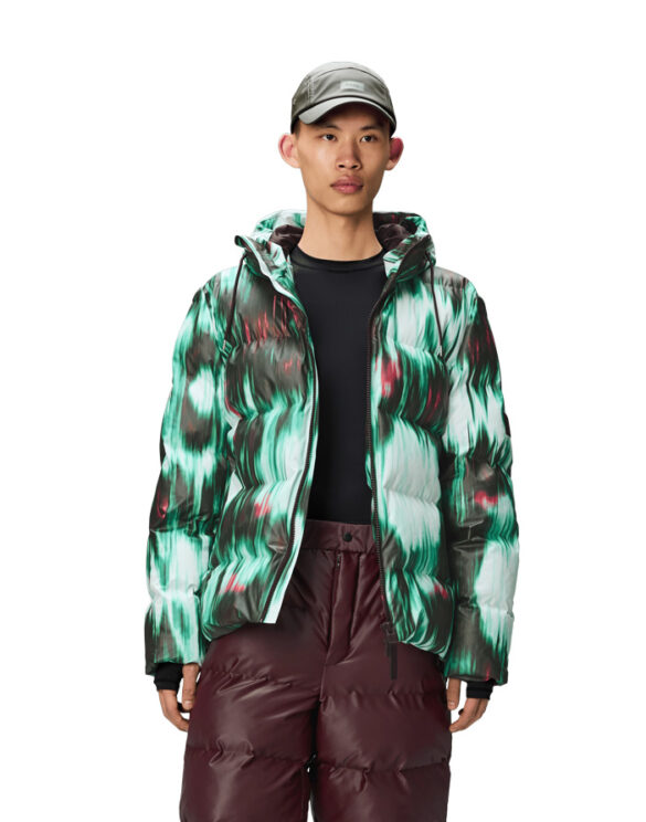 Rains 15120-132 Blur Alta Puffer Jacket Blur Men Women  Outerwear Outerwear Spring and autumn jackets Spring and autumn jackets