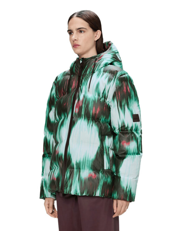 Rains 15120-132 Blur Alta Puffer Jacket Blur Men Women  Outerwear Outerwear Spring and autumn jackets Spring and autumn jackets