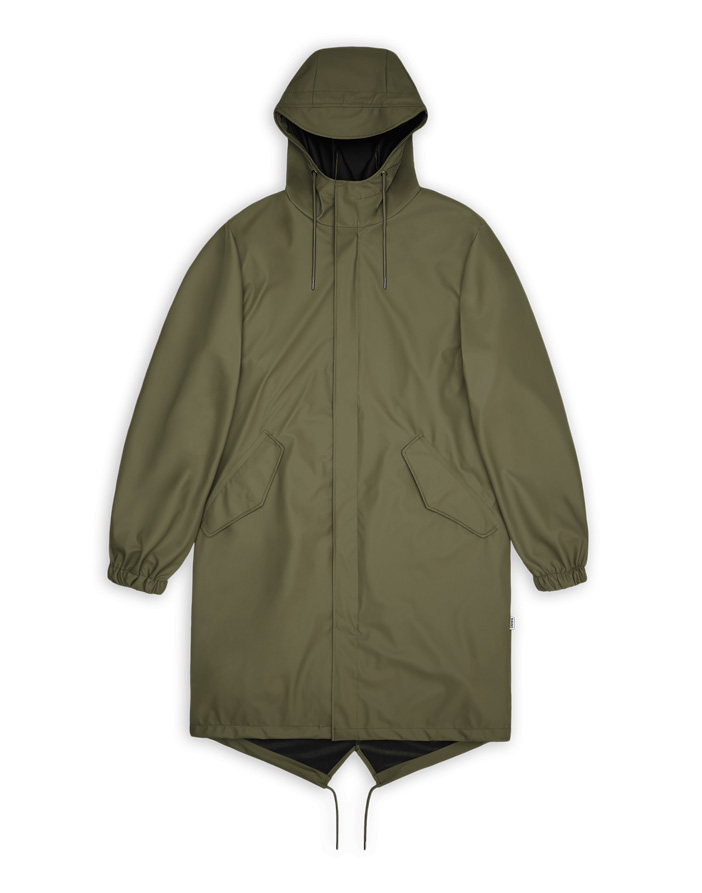 Fishtail Parka Marsh | Rains Outerwear | Watch Wear