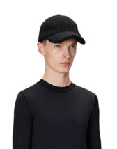 Rains 20650-01 Black Fleece Cap Black Nokamüts Mütsid