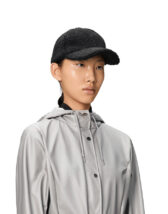 Rains 20650-01 Black Fleece Cap Black Nokamüts Mütsid