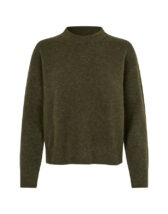 Samsøe Samsøe Women Sweaters & Hoodies Anour O-Neck Deep Forest F18422025-DEEP FOREST
