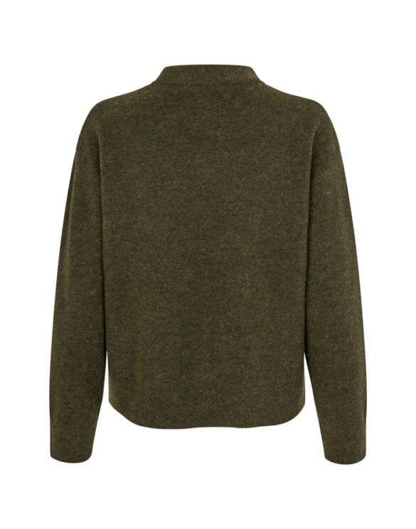 Samsøe Samsøe Naised Kampsunid ja pusad Anour O-Neck Deep Forest Kampsun F18422025-DEEP FOREST