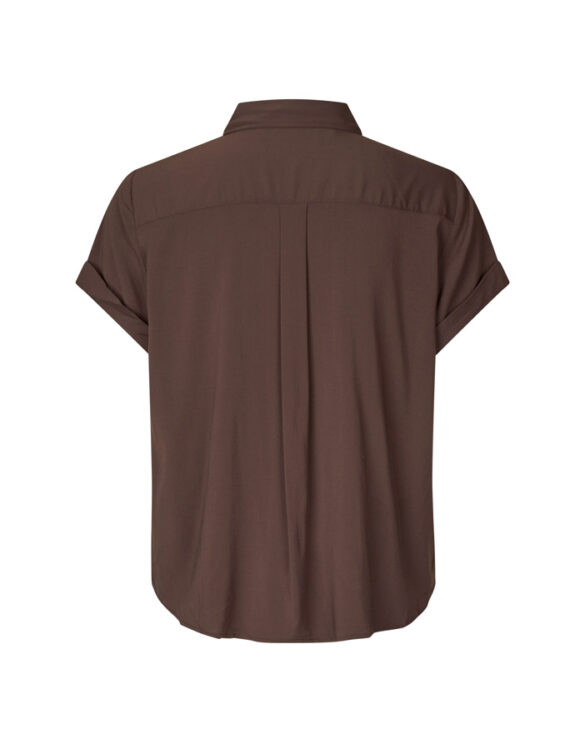 Samsøe Samsøe Naised Pluusid ja topid Majan Ss Särk Black Coffee F19123672-BLACK COFFEE