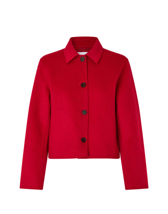 Samsøe Samsøe Women Jackets Saholly Jacket Haute Red F25300160-HAUTE RED