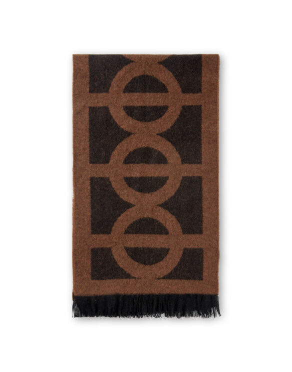 Samsøe Samsøe F25300141-Black Tortoise Sakatie Sall Black Tortoise Aksessuaarid Sallid