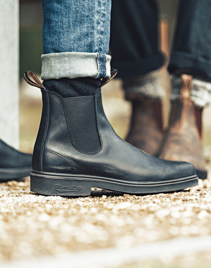 Blundstone Men Chelsea Boots Dress 063 Black | Leather Boots